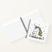 Einhorn | Ich bin ein Einhorn Notizblock (Innenseite)