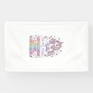 Einhorn Ich bin nicht seltsam, ich bin Einhorn-Lev Banner