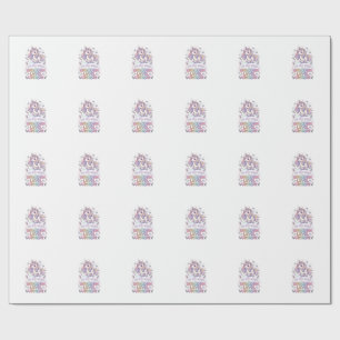 Einhorn Ich bin nicht seltsam, ich bin Einhorn-Lev Geschenkpapier