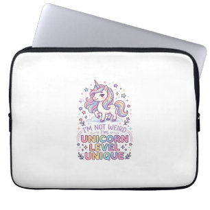 Einhorn Ich bin nicht seltsam, ich bin Einhorn-Lev Laptopschutzhülle