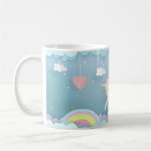 Einhorn im Himmel Kaffeetasse (Links)