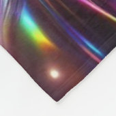 Einhorn im magischen Hintergrund Fleecedecke (Ecke)