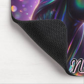 Einhorn im magischen Hintergrund Mousepad (Ecke)