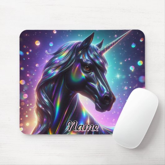 Einhorn im magischen Hintergrund Mousepad (Mit Mouse)