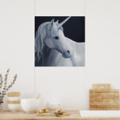 Einhorn im Mondlicht-Poster Poster (Küche)