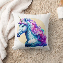 Einhorn im Mondschein Kissen