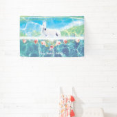 Einhorn im Paradies Personalisiert Banner (InSitu)