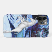 Einhorn im Schnee Case-Mate iPhone Hülle (Rückseite (Horizontal))