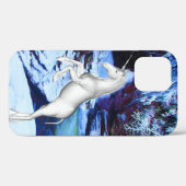 Einhorn im Schnee Case-Mate iPhone Hülle (Rückseite (Horizontal))