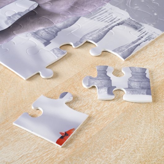 Einhorn im Schnee Puzzle (Seite)