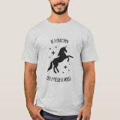 Einhorn im T - Shirt Pferde (Vorderseite)