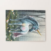 Einhorn im Wald Puzzle (Horizontal)