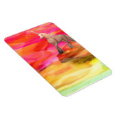 Einhorn in der gestrichenen Wüste Magnet (Rechte Seite)