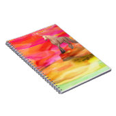 Einhorn in der gestrichenen Wüste Notizblock (Rechte Seite)