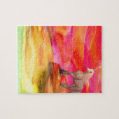 Einhorn in der gestrichenen Wüste Puzzle (Horizontal)