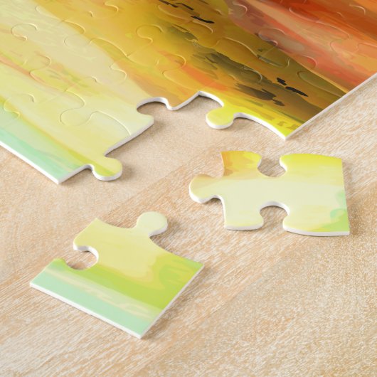 Einhorn in der gestrichenen Wüste Puzzle (Seite)