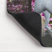 Einhorn in der Waldphantasie Mousepad (Ecke)