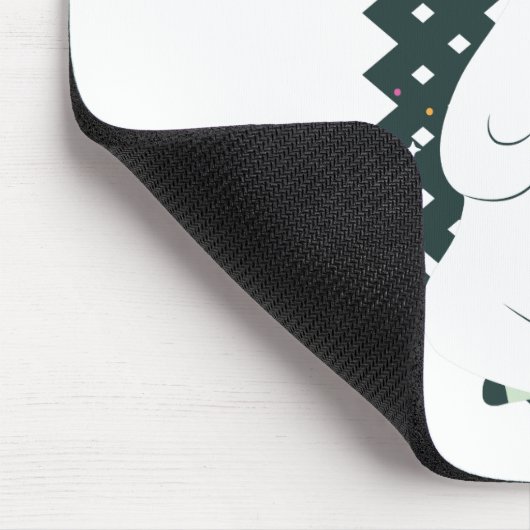 Einhorn in der Yoga-Pose Mousepad (Ecke)