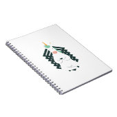 Einhorn in der Yoga-Pose Notizblock (Rechte Seite)