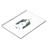 Einhorn in der Yoga-Pose Notizblock (Linke Seite)