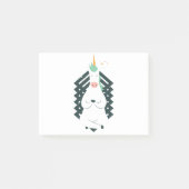 Einhorn in der Yoga-Pose Post-it Klebezettel (Vorderseite)