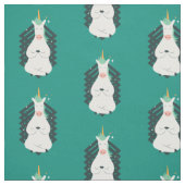 Einhorn in der Yoga-Pose Stoff (Muster)