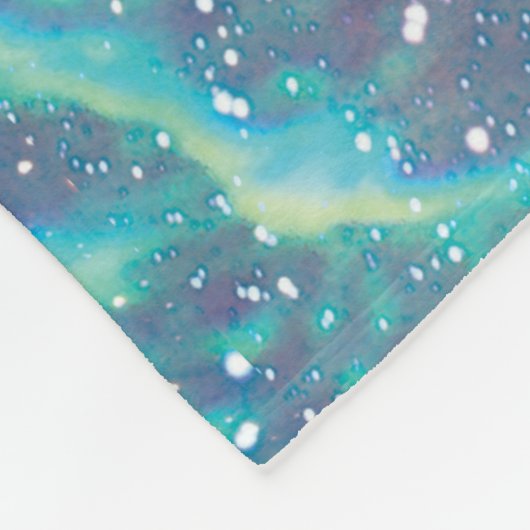 Einhorn in einer paradiesischen Traumwelt Fleece B (Ecke)