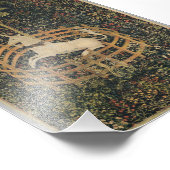 Einhorn in Gefangenschaft Fotodruck (Ecke)