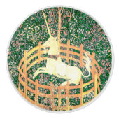 Einhorn in Gefangenschaft Keramikknauf (Vorderseite)