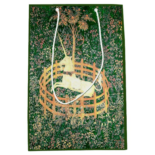 Einhorn in Gefangenschaft Mittlere Geschenktüte (Vorderseite)