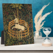 Einhorn in Gefangenschaft Original Fotoplatte (Seite)