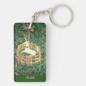 Einhorn in Gefangenschaft Schlüsselanhänger (Rückseite)