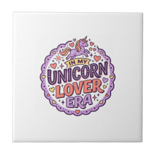 Einhorn in meiner Einhorn-Liebhaber-Ära Whimsical Fliese