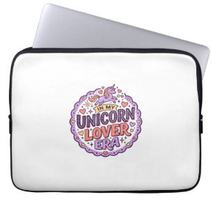 Einhorn in meiner Einhorn-Liebhaber-Ära Whimsical  Laptopschutzhülle