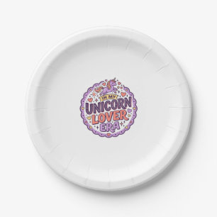 Einhorn In Meiner Einhorn-Liebhaber-Ära Whimsical Pappteller