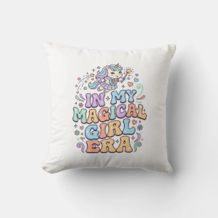 Einhorn In Meiner Magical Girl Ära Kawaii Aufklebe Kissen