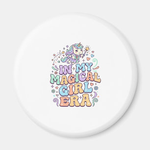 Einhorn In Meiner Magical Girl Ära Kawaii Aufklebe Magnet