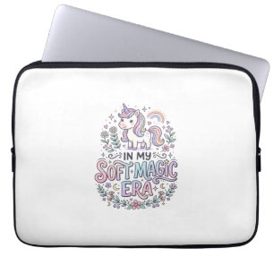 Einhorn In Meiner Sanften Magischen Ära Spielerei- Laptopschutzhülle