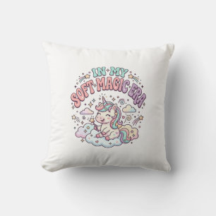 Einhorn In Meiner Soft Magic Ära Retro-Stil Produk Kissen