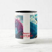 Einhorn in Schottland Tasse (Zentrum)