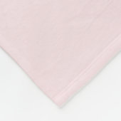 Einhorn individuell Mädchen Rosa Blau Fleecedecke (Ecke)