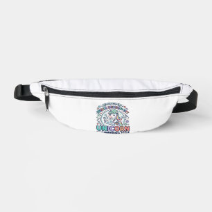 Einhorn Ingenieurabteilung Fettgedruckte Typografi Bauchtasche