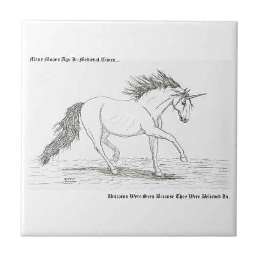 Einhorn ist echt fliese (Vorderseite)