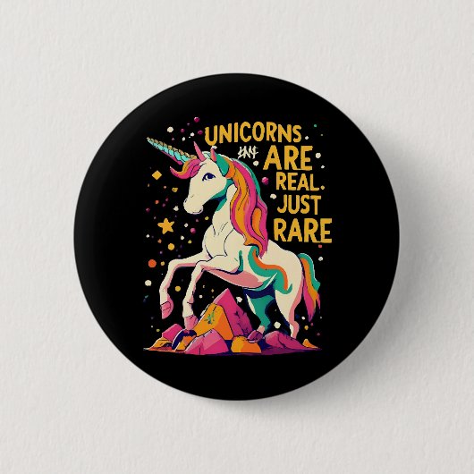 Einhorn ist echt selten button (Vorderseite)