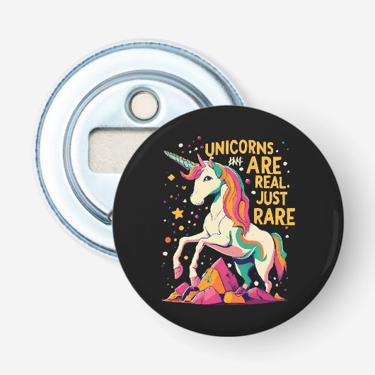 Einhorn ist echt selten flaschenöffner (Vorderseite)