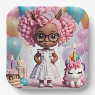 "Einhorn joy" Papierplatte Pappteller