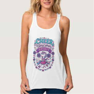 Einhorn Jubel Einhorn Geist Buntes POD Kunstwerk_ Tank Top