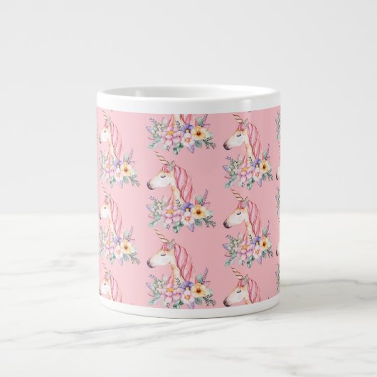 Einhorn Jumbo-Tasse (Vorderseite)