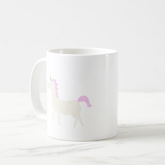 Einhorn Kaffeetasse (Vorderseite Links)