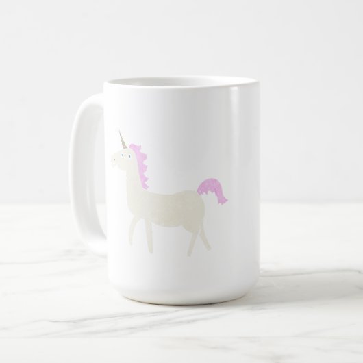 Einhorn Kaffeetasse (Vorderseite Links)